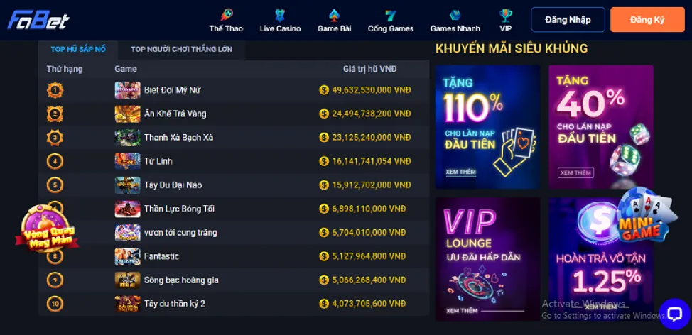 Chương trình VIP 789p30